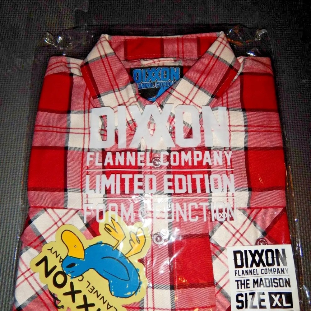 Dixxon Billy Madison Womens XL flannel shirt NWT